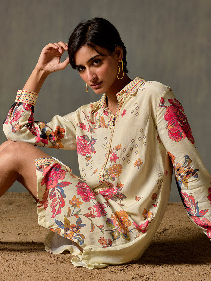 Phool Tunic - Off-white