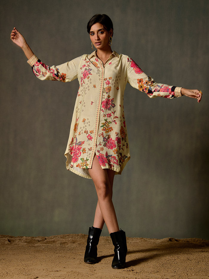 Phool Tunic - Off-white