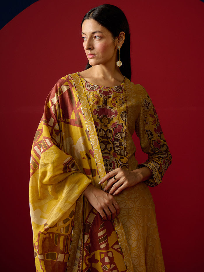 Kiro Kurta Set - Yellow