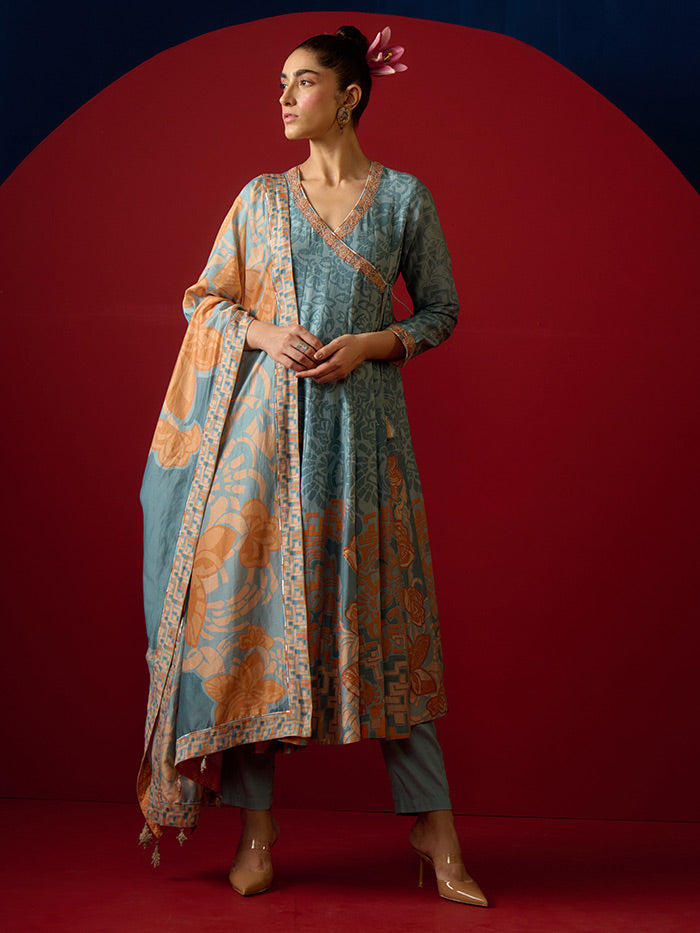 Aiko Kurta Set - Blue