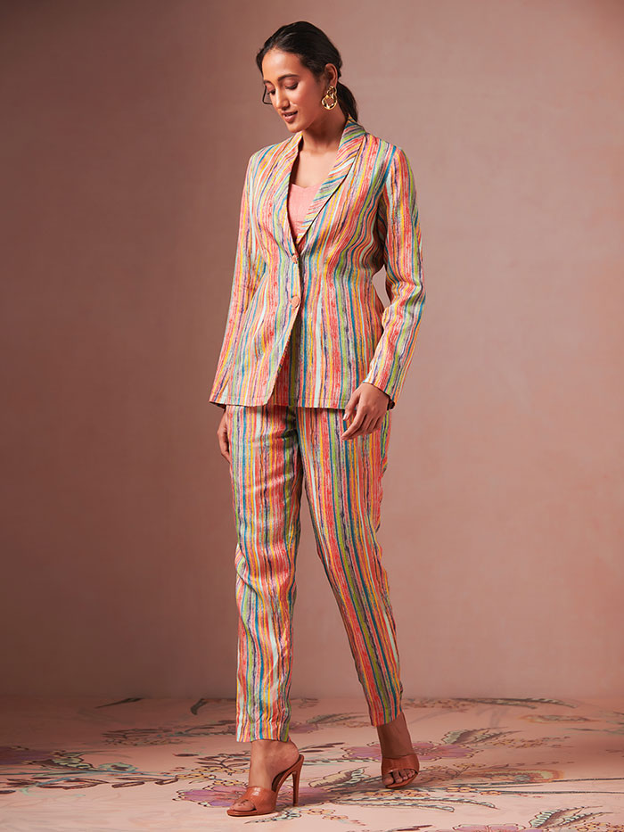 Geode Co-Ord Suit Set - Multicoloured