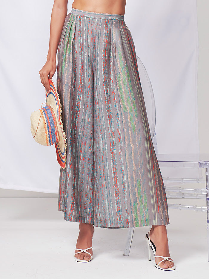 Abstract Palazzo – Straight Multicoloured
