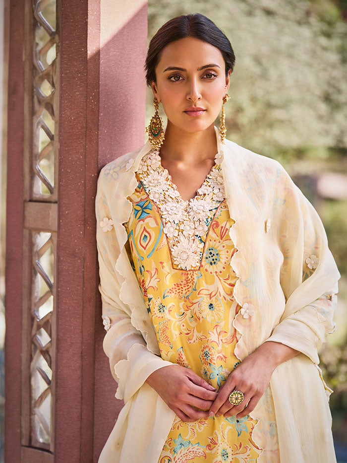 Gauhar Kaftan - Yellow