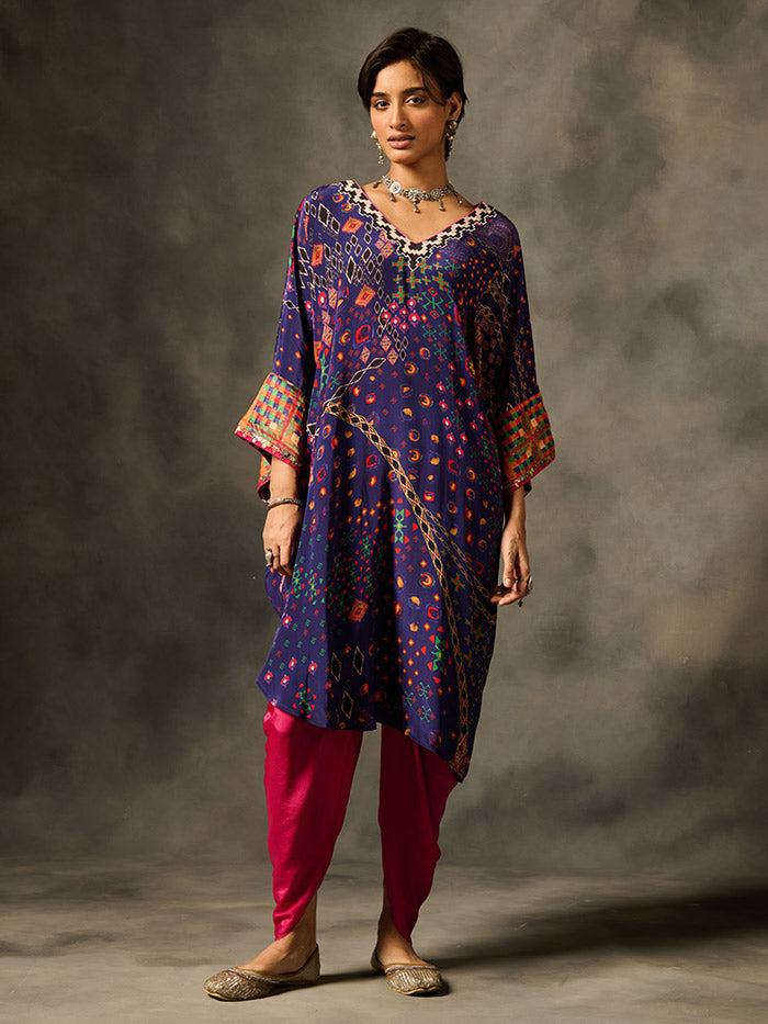 Rumi Kaftan Kurta with Dhoti Pants | Shop Saundh
