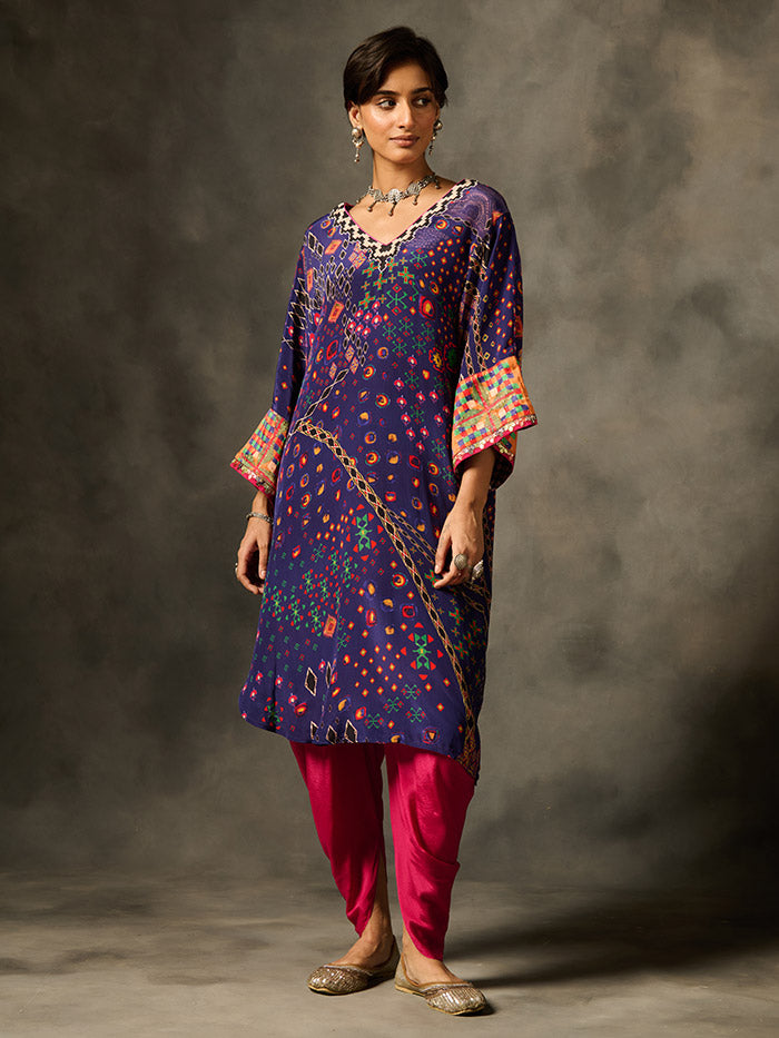 Rumi Kurta Set - Purple