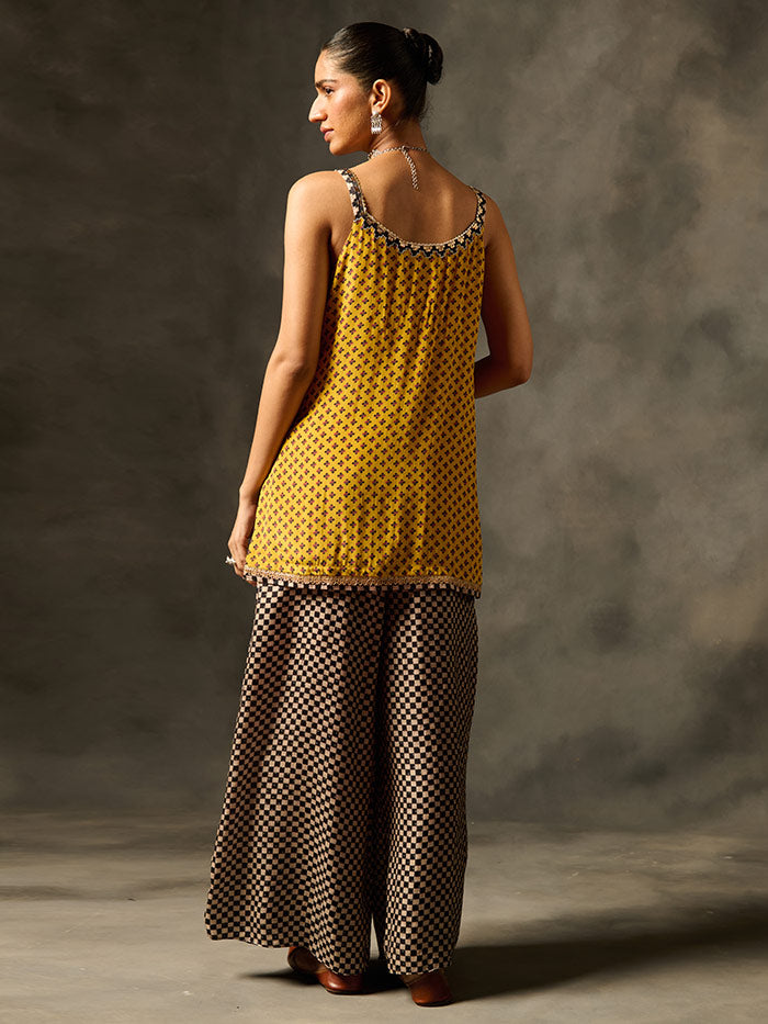 Damini Co-ord Set - Yellow