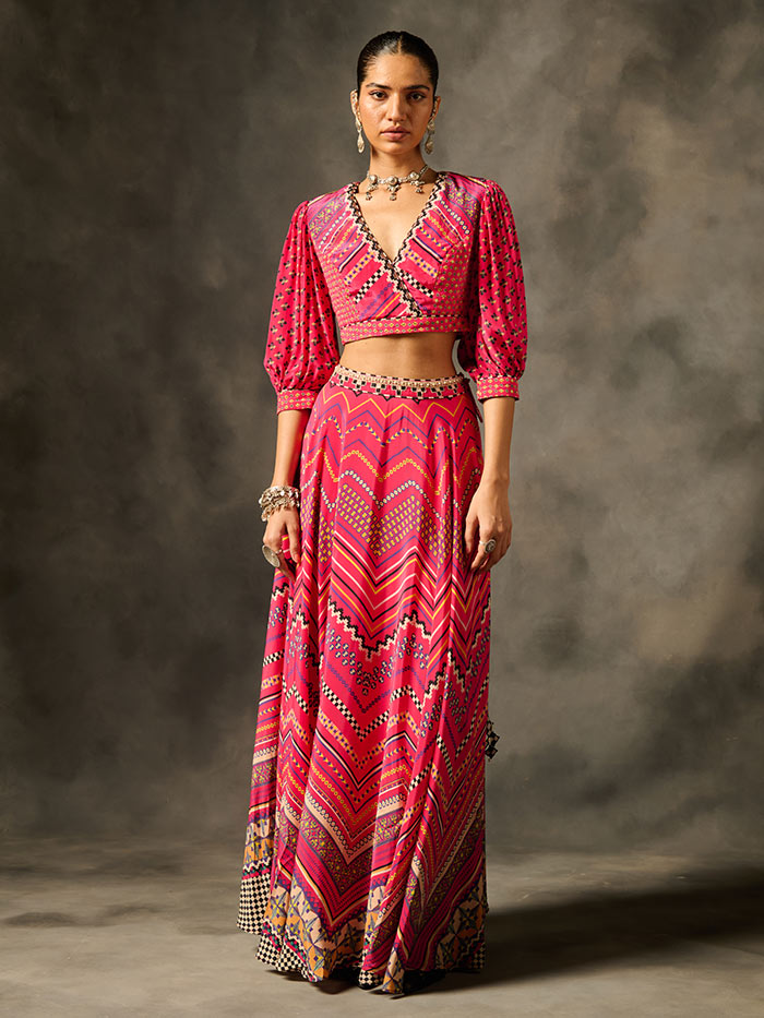 Safar Printed Lehenga Set | Shop Saundh