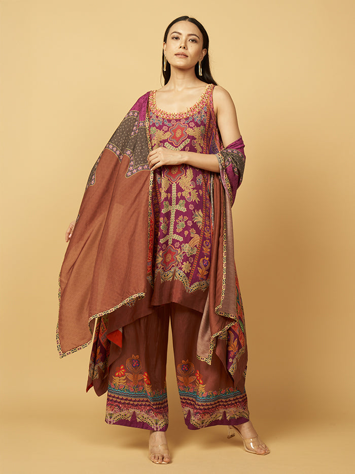 Living Vine Stole - Multi Colour