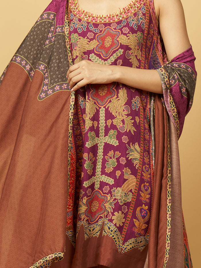Living Vine Stole - Multi Colour