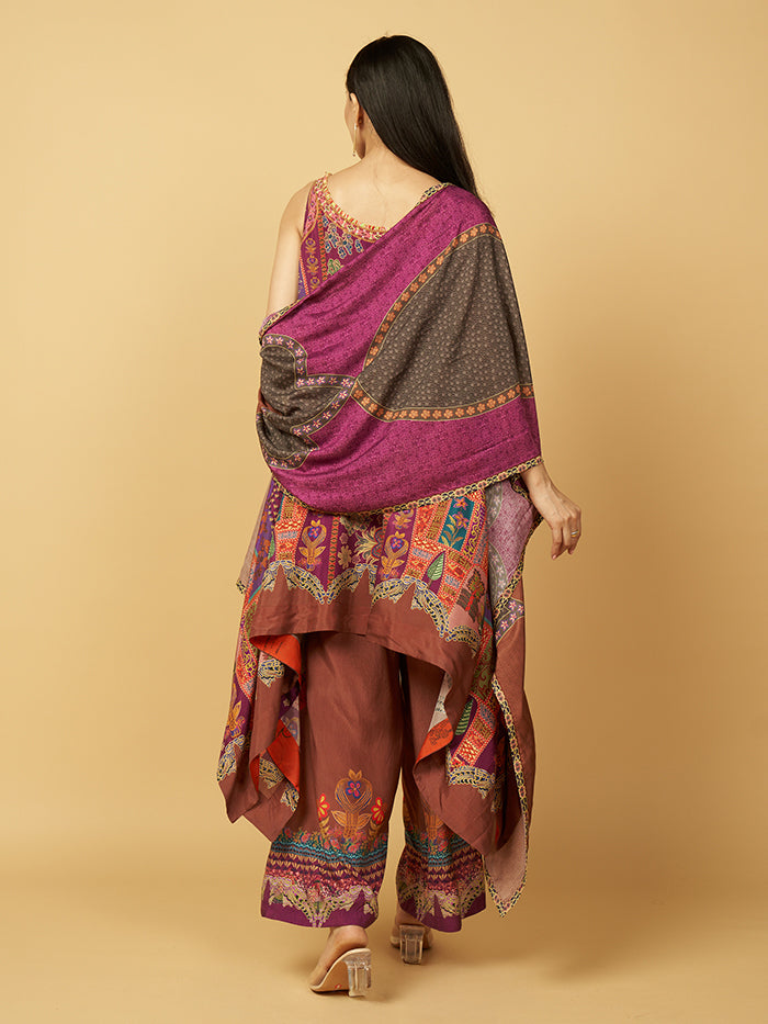 Living Vine Stole - Multi Colour