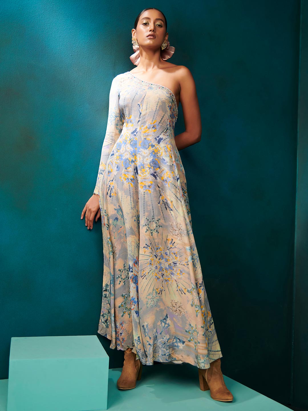 Eve Juliet Jumpsuit - Grey