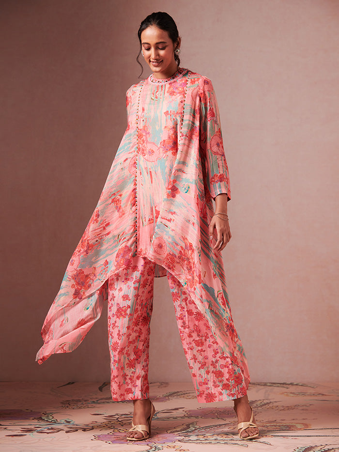 Lily Kurta Set - Pink