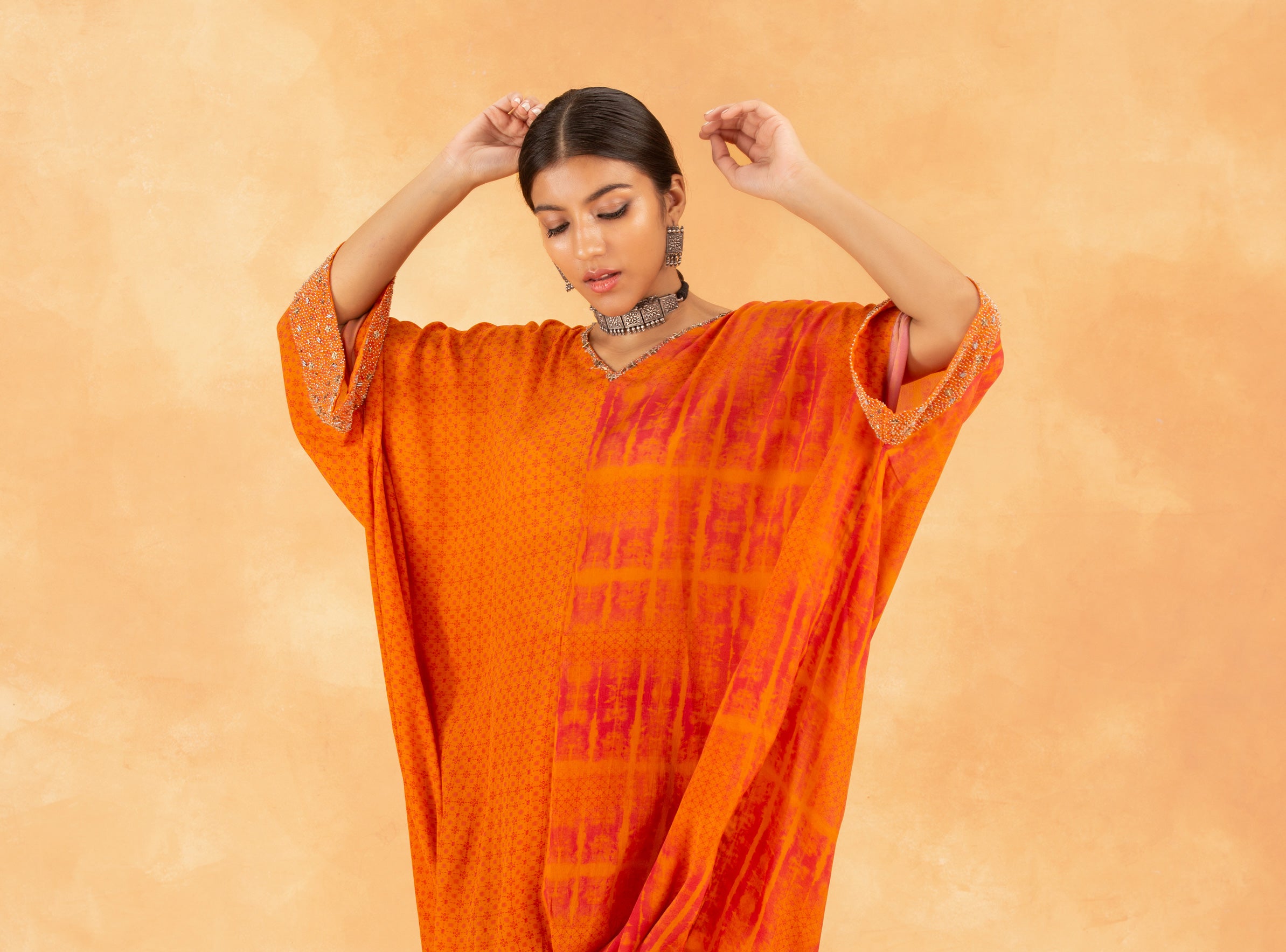 Aurelia Kurta Set - Orange