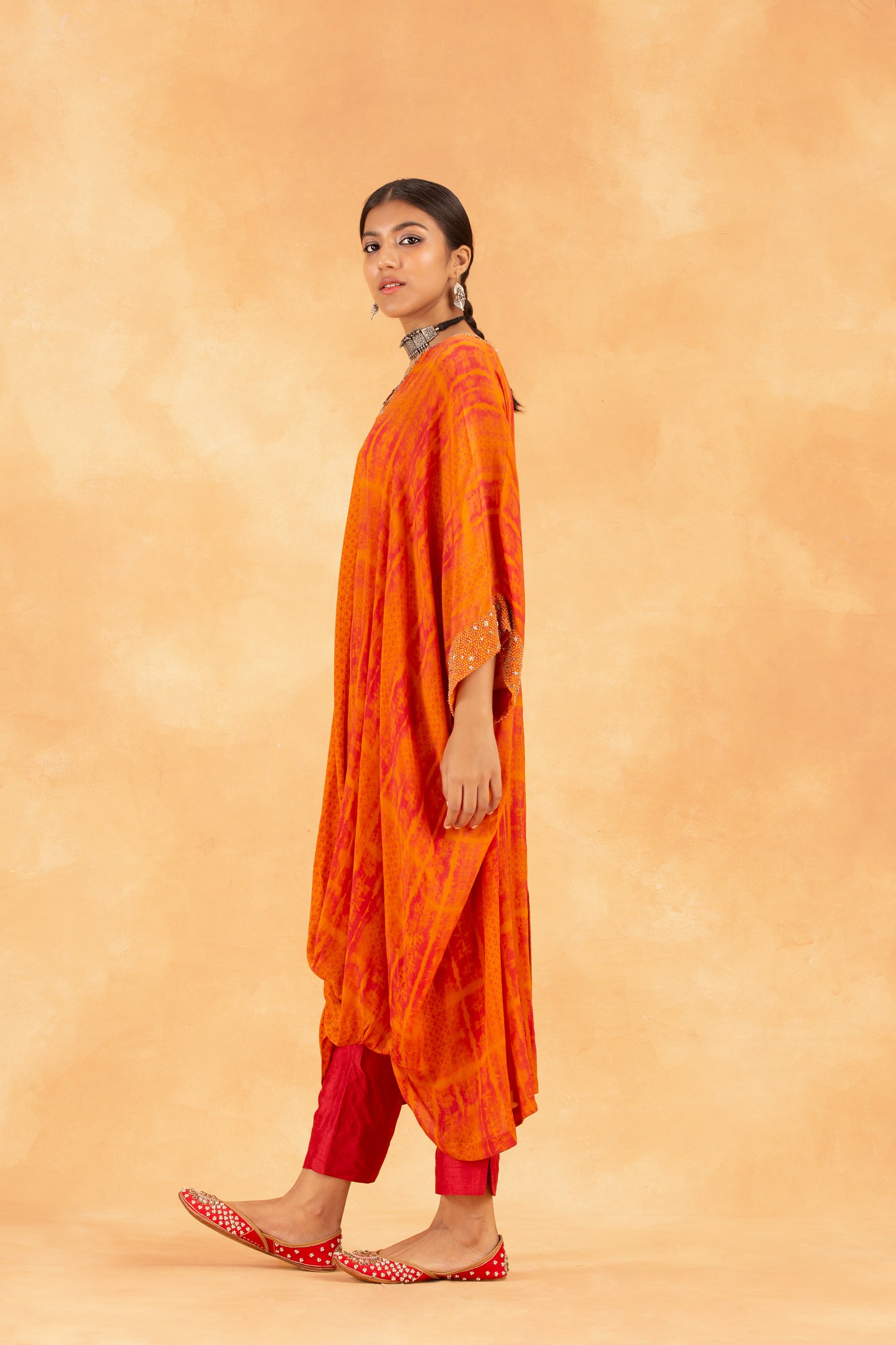 Aurelia Kurta Set - Orange