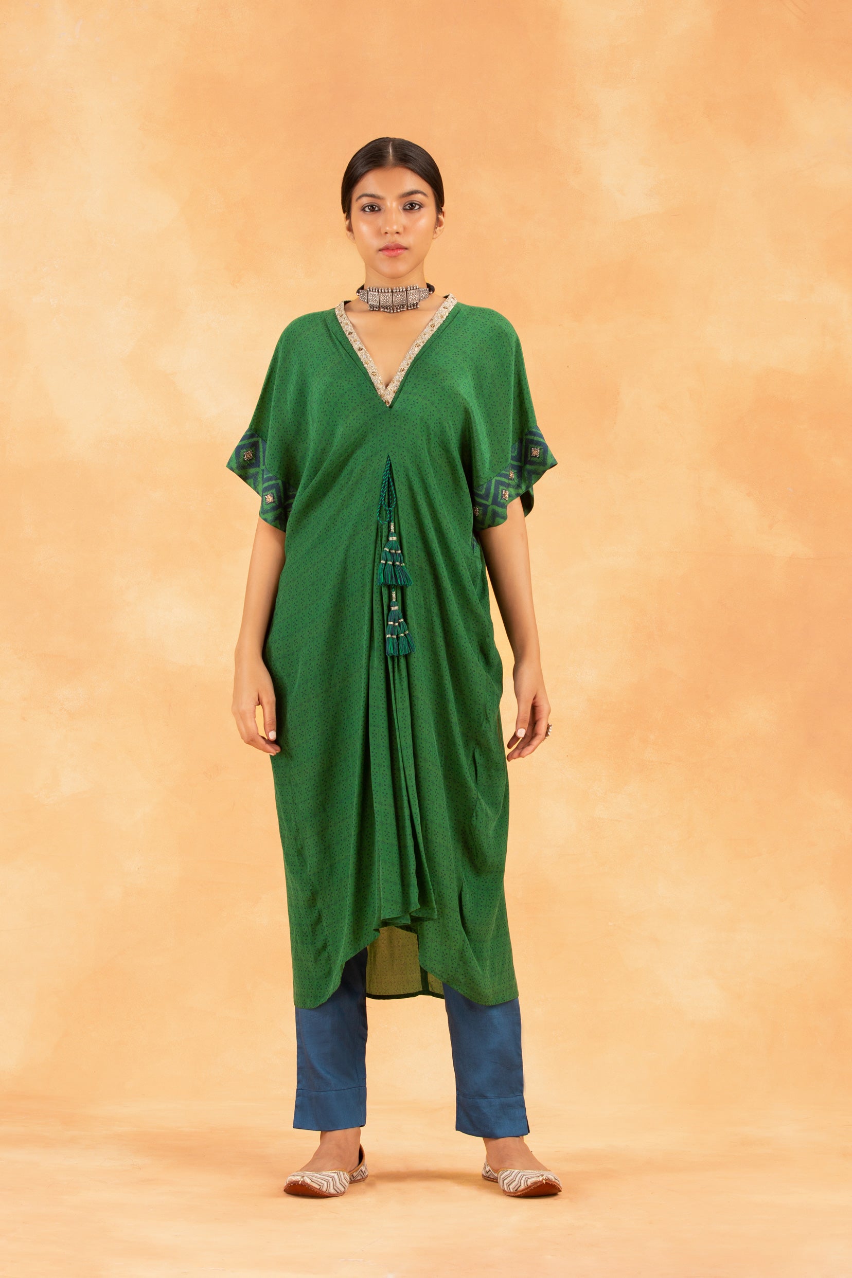 Verdant Kurta Set - Green