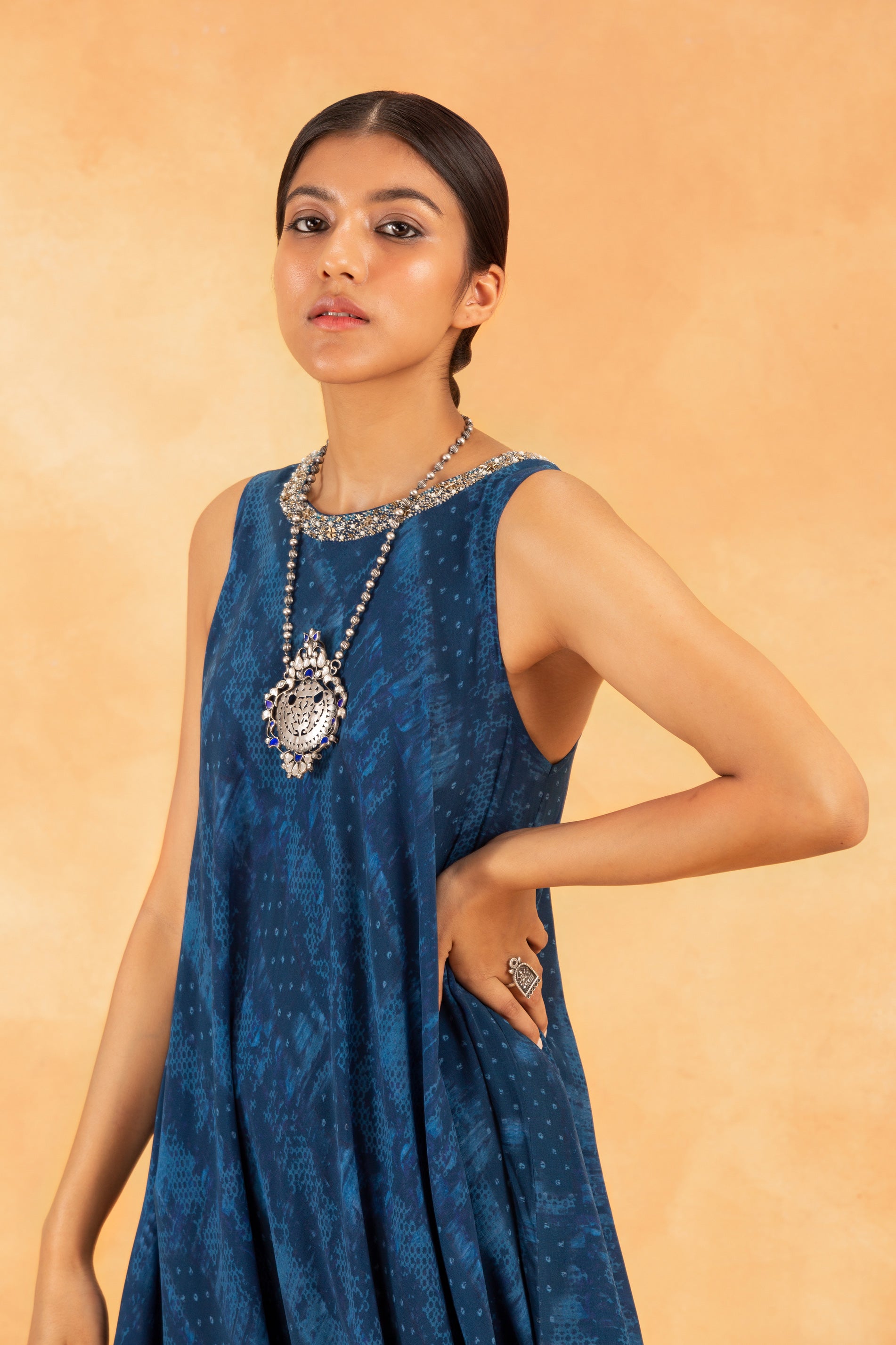 Neelika Kurta Set - Blue