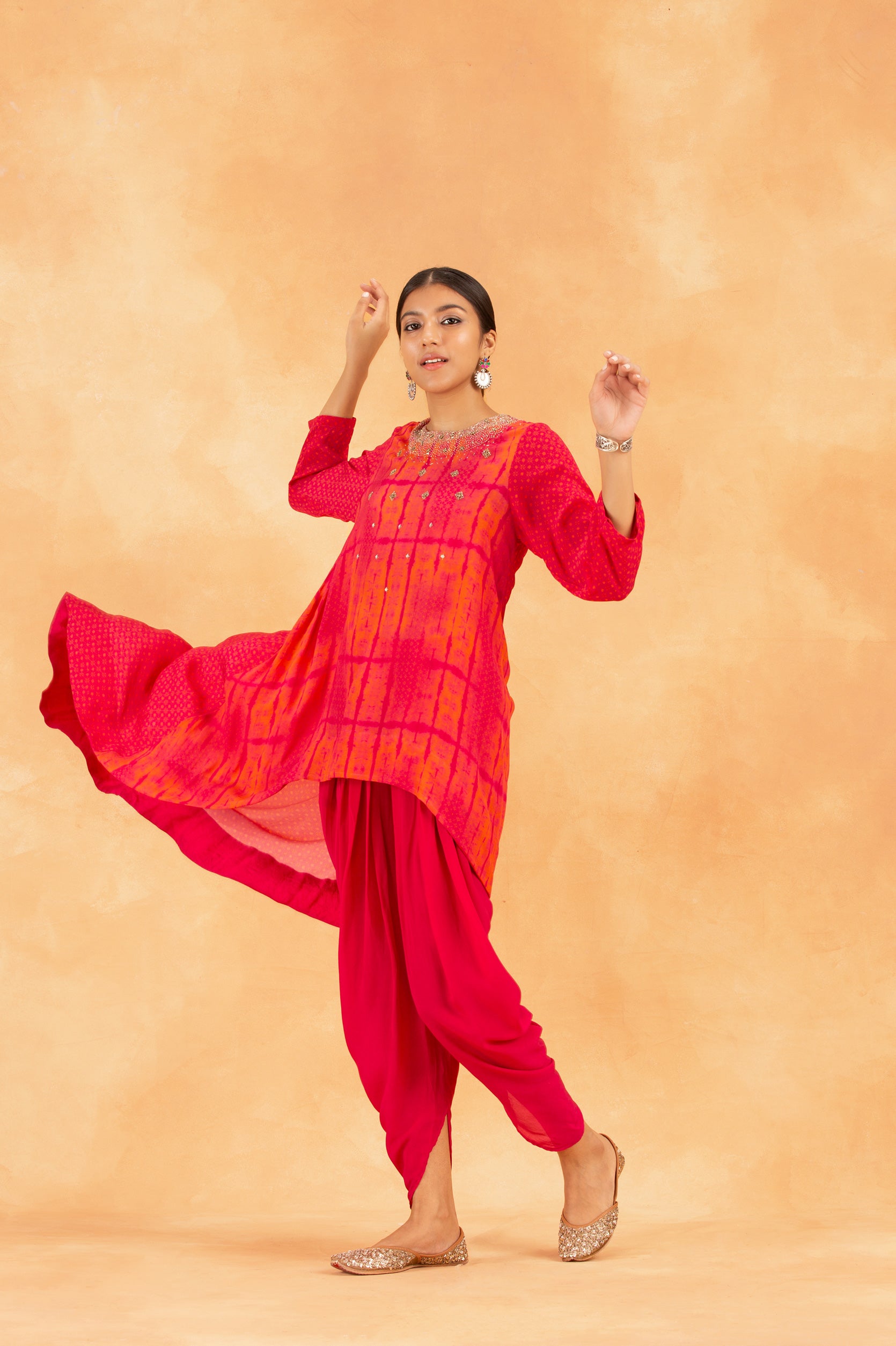 Ignis Kurta Set - Pink