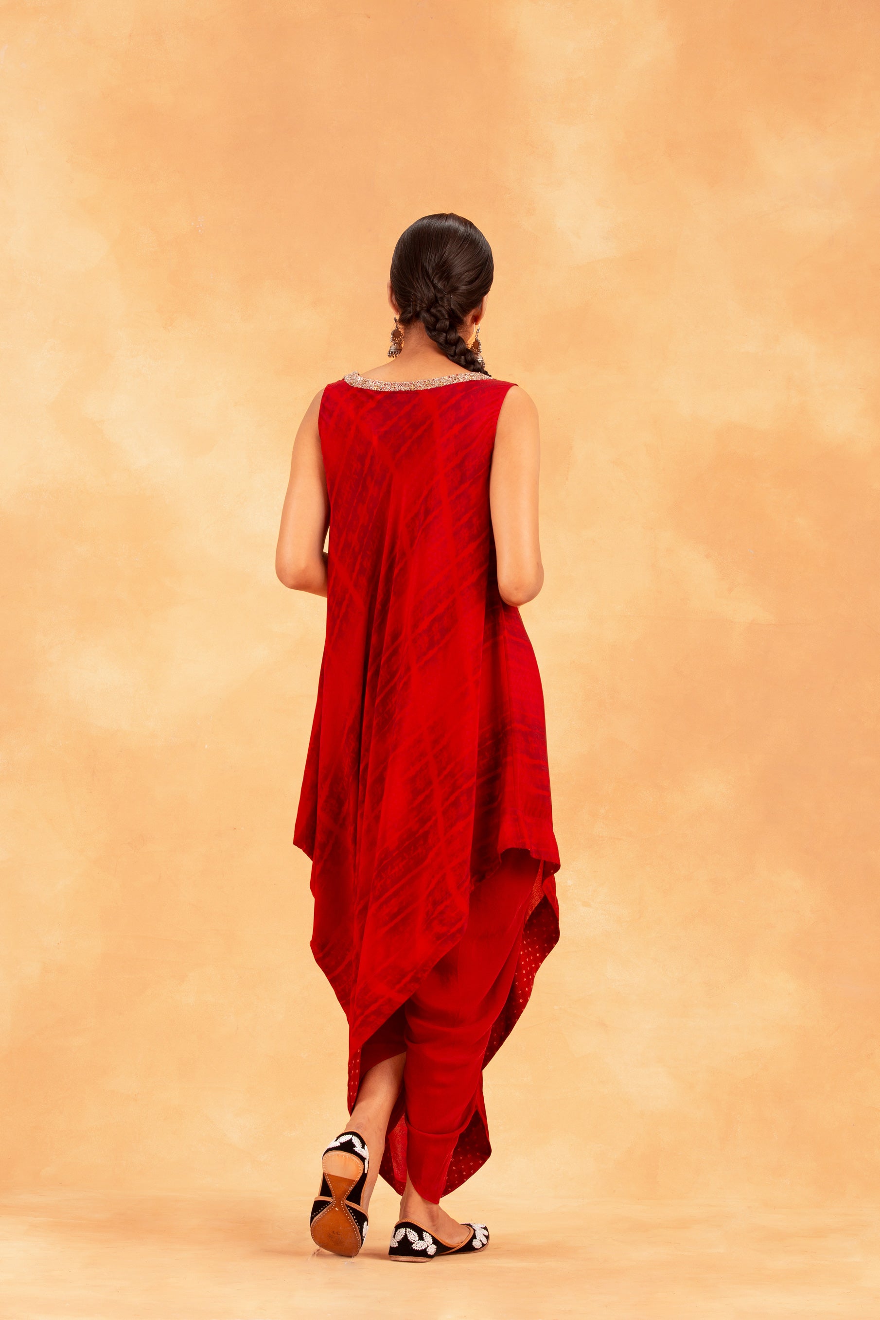 Crimson Kurta Set - Red