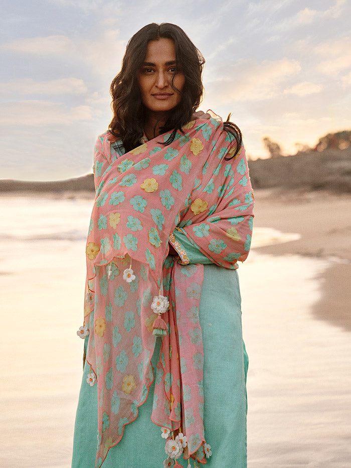 Kinari Kurta Set – Green