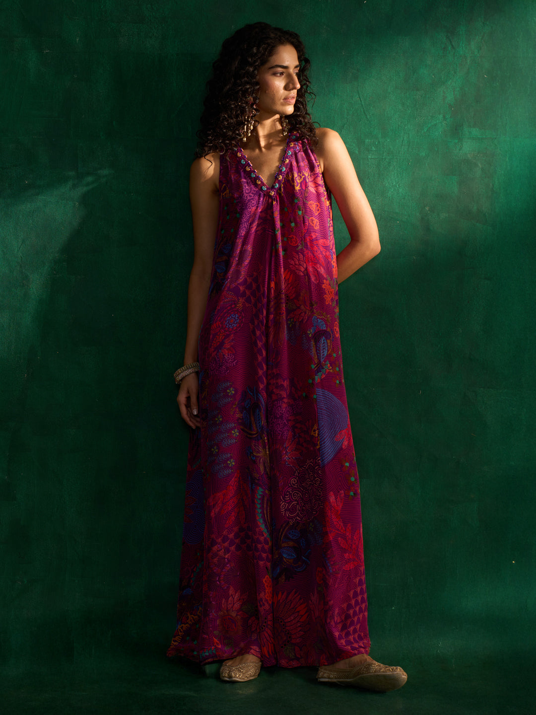 Swapan Jumpsuit- Purple