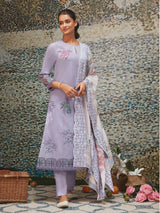 Sairah Purple Unstitched Kurta Set| Shop Saundh