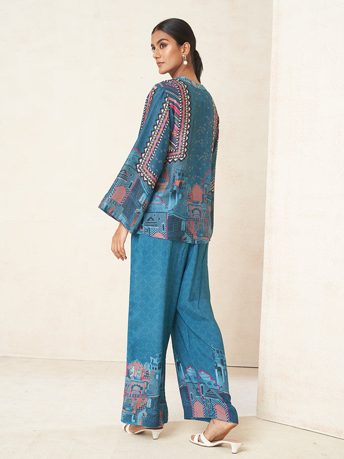 Bhuna Co-ord Set - Blue