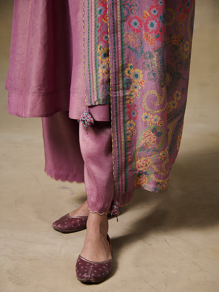 Farima Kurta Set - Pink