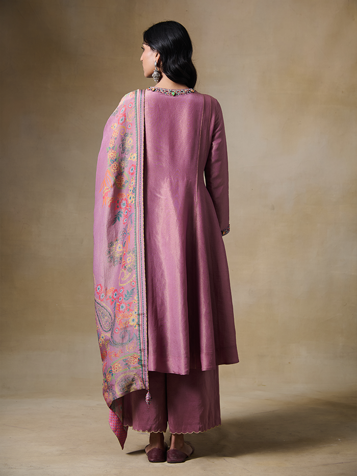 Farima Kurta Set - Pink