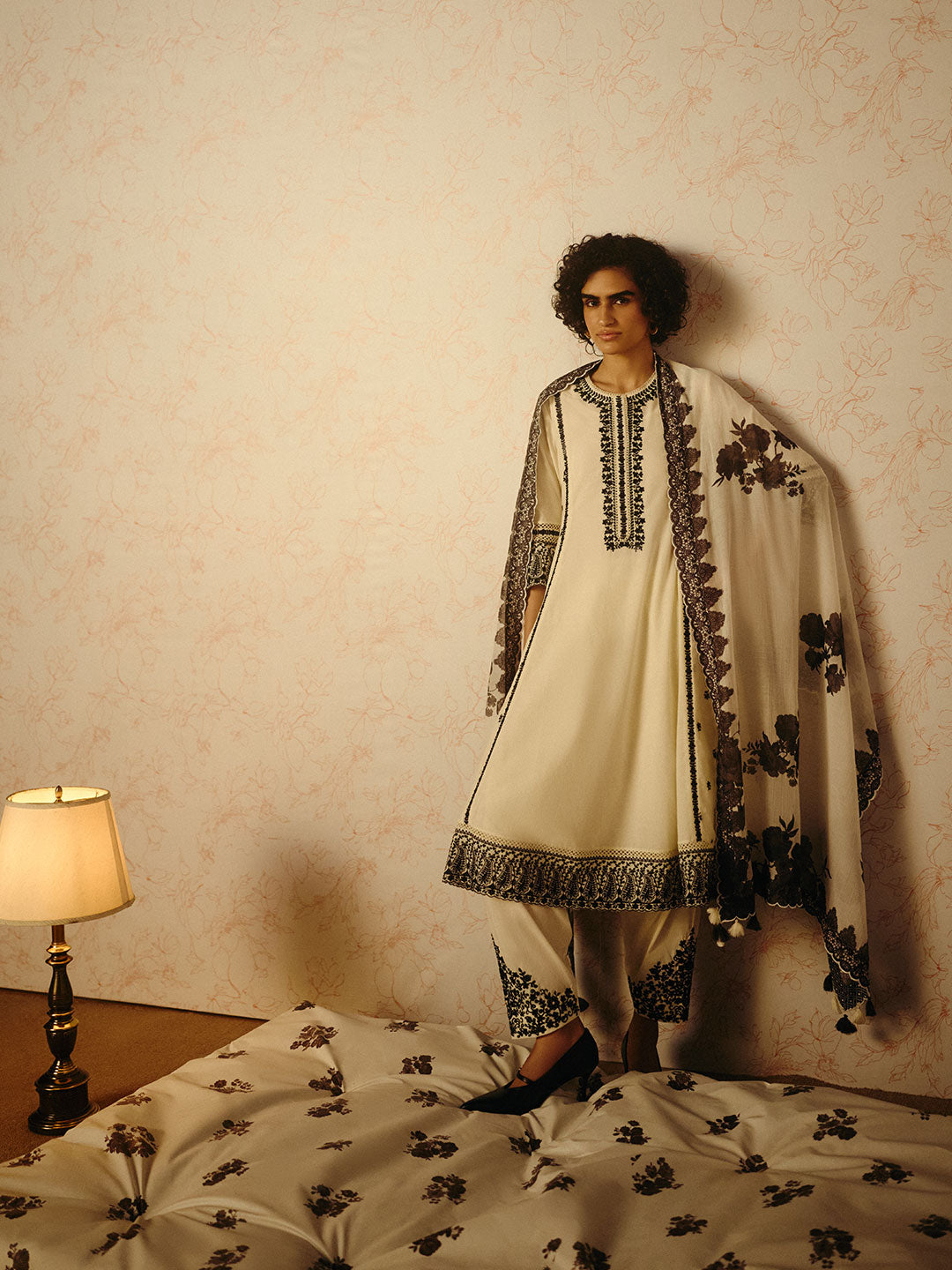 Aavriti Kurta Set - White