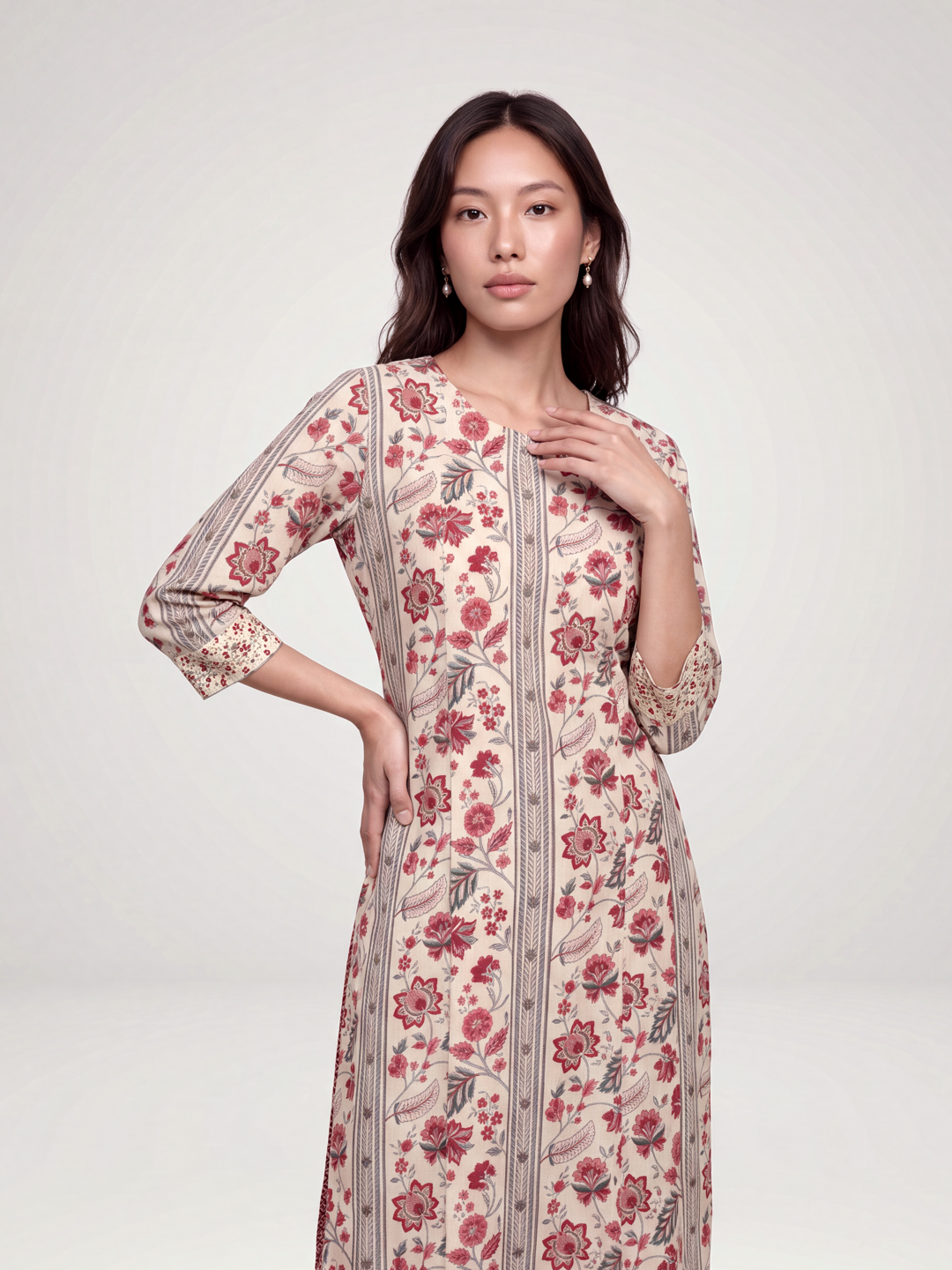 Surmayi Kurta set - Red