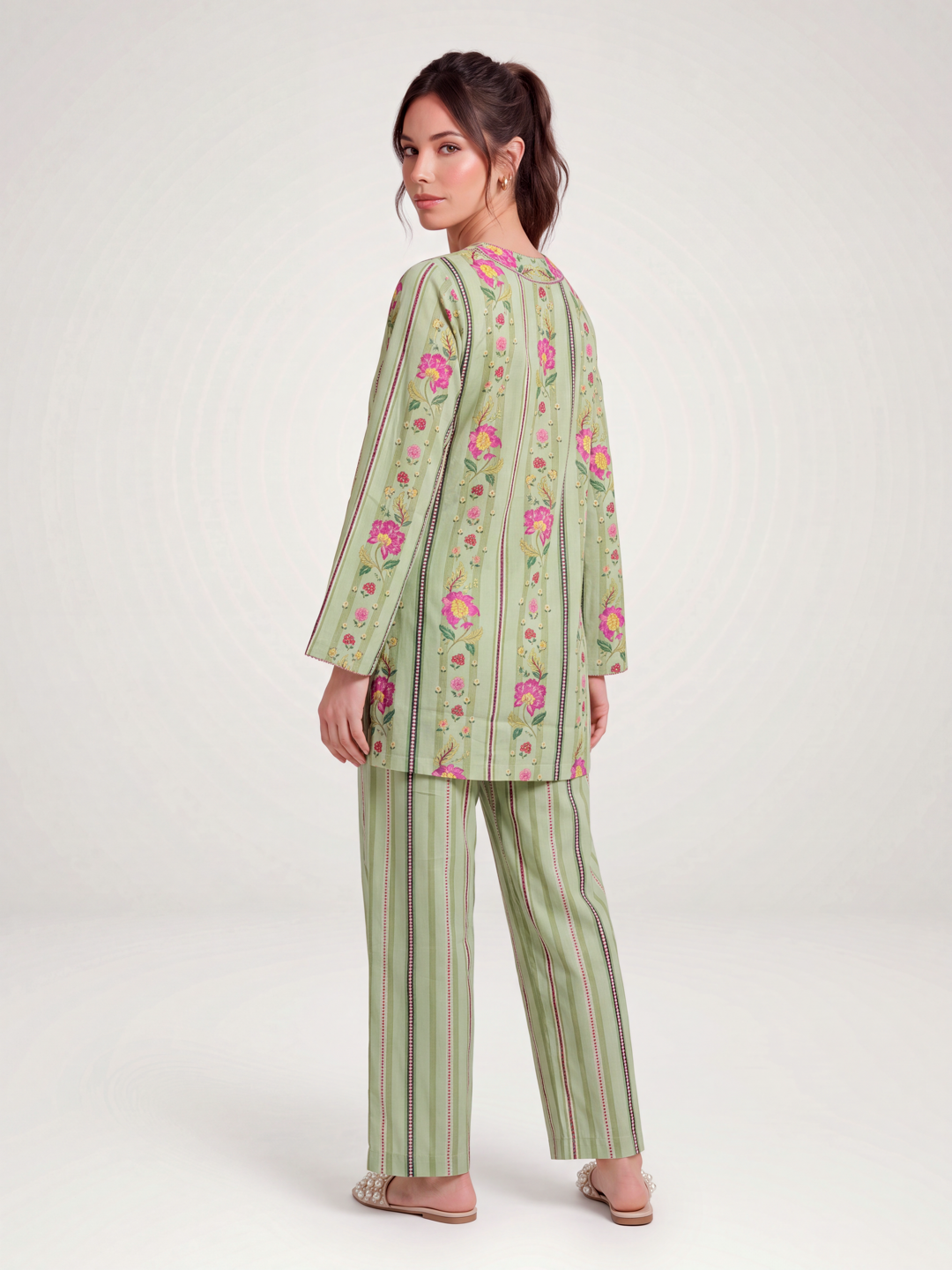 Chaitri Co-ord Set - Green