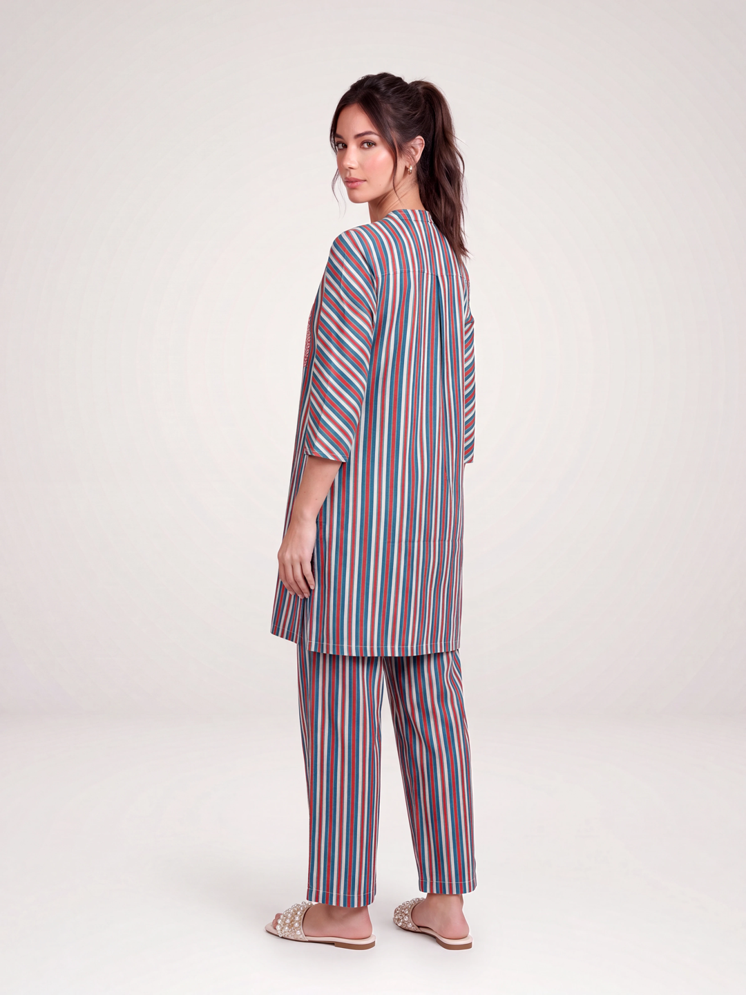 Naqsh co-ord Set - Blue