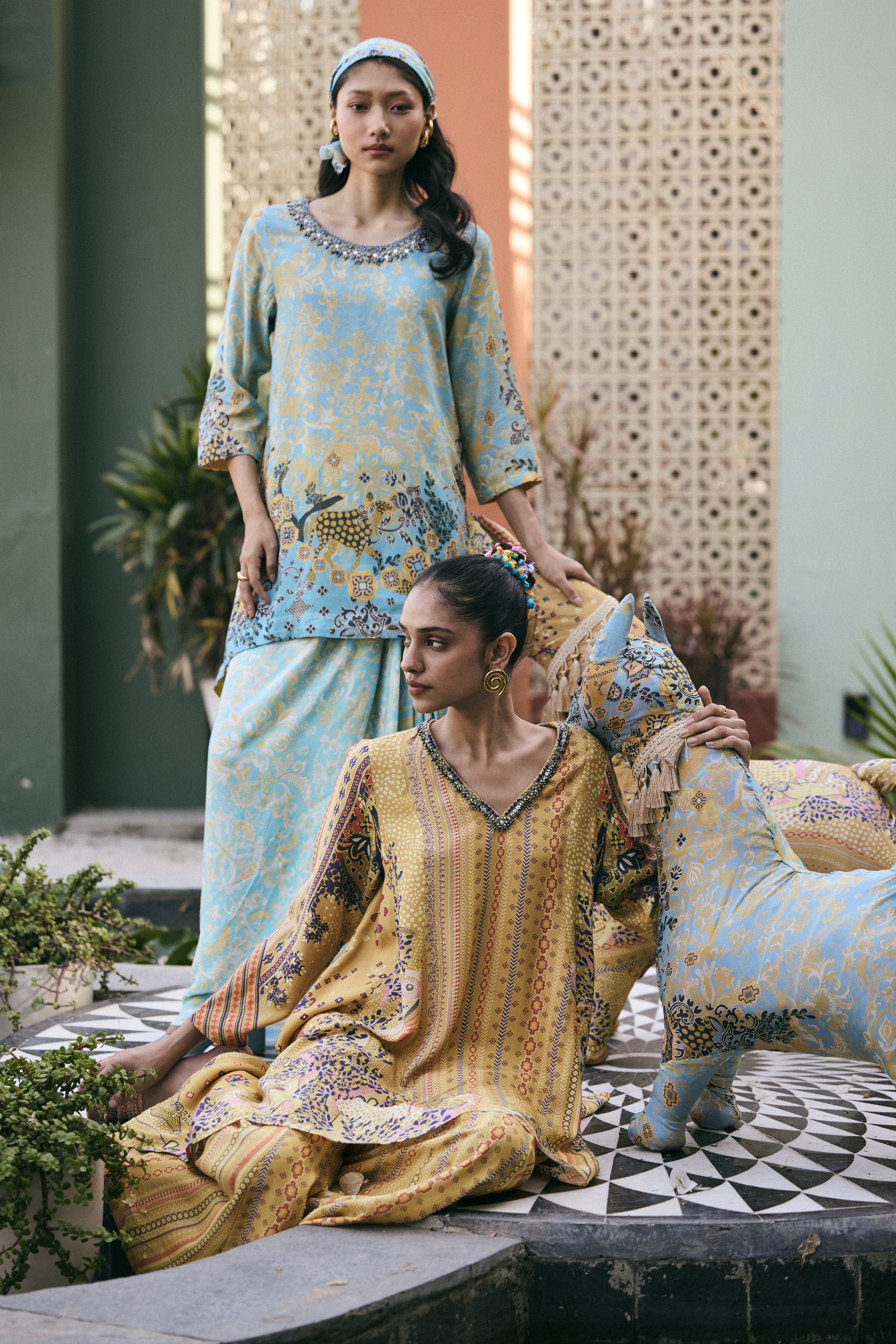 Firdaus Tunic - Blue