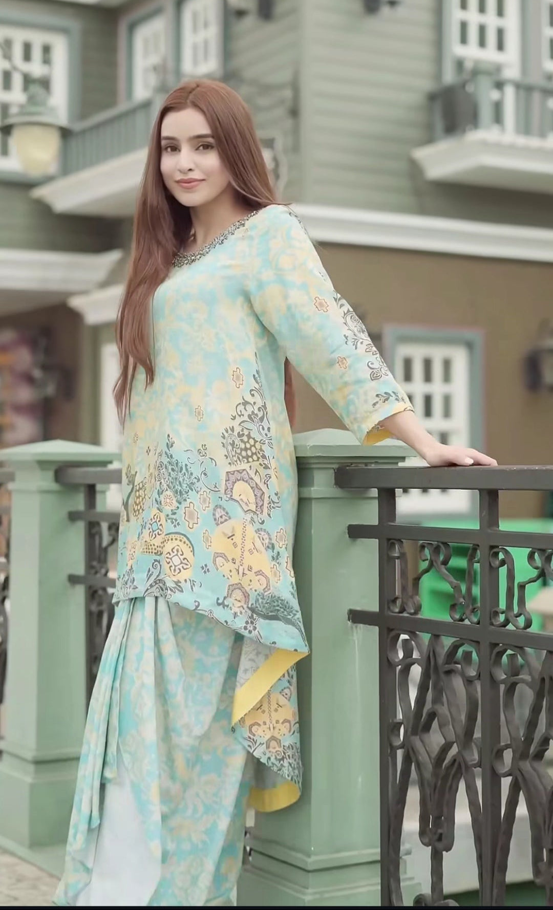 Ankita Sharma in Firdaus Tunic - Blue