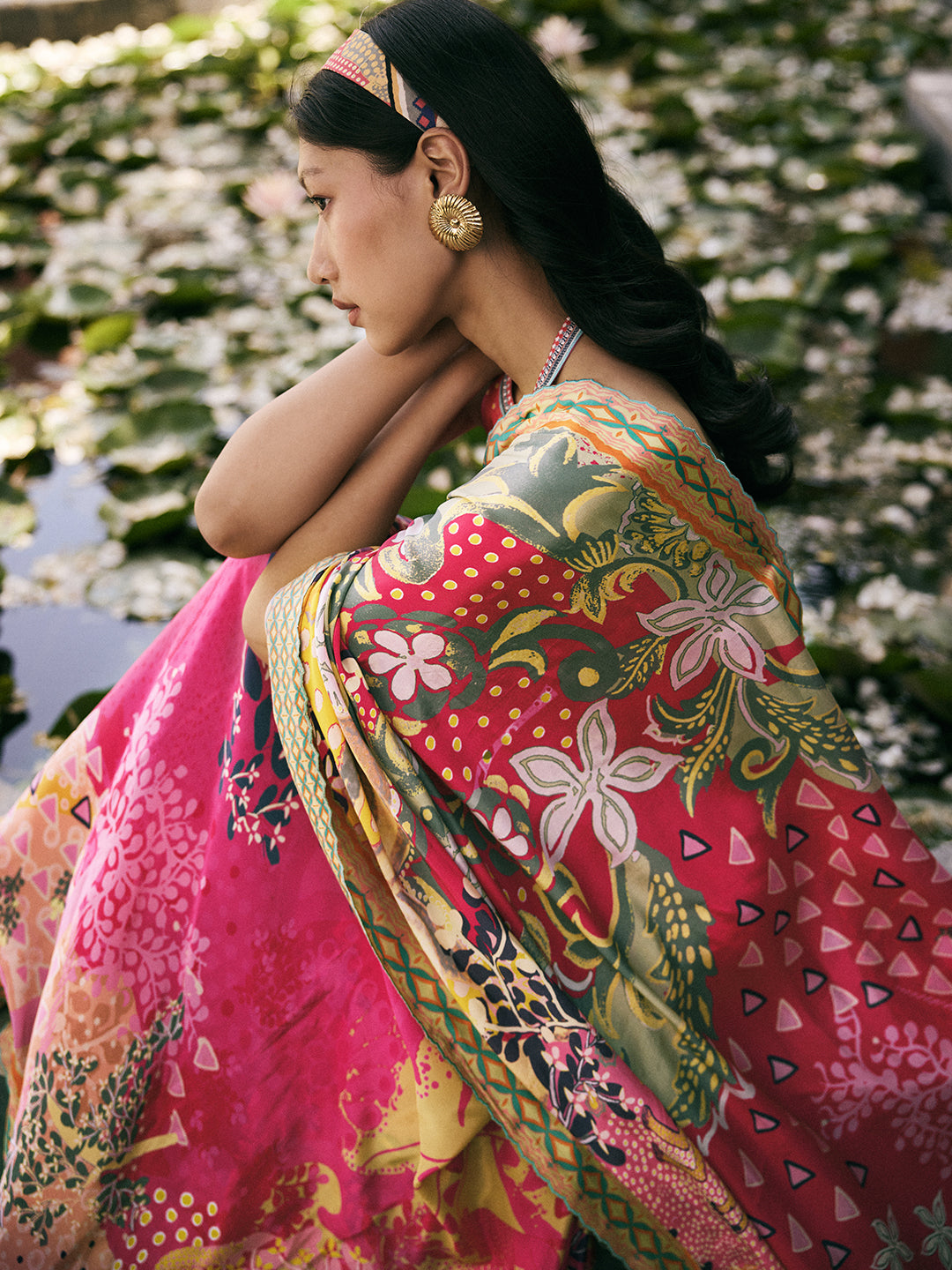 Ashwini Saree - Pink