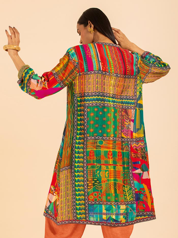 Twin Town Multicoloured Jacket