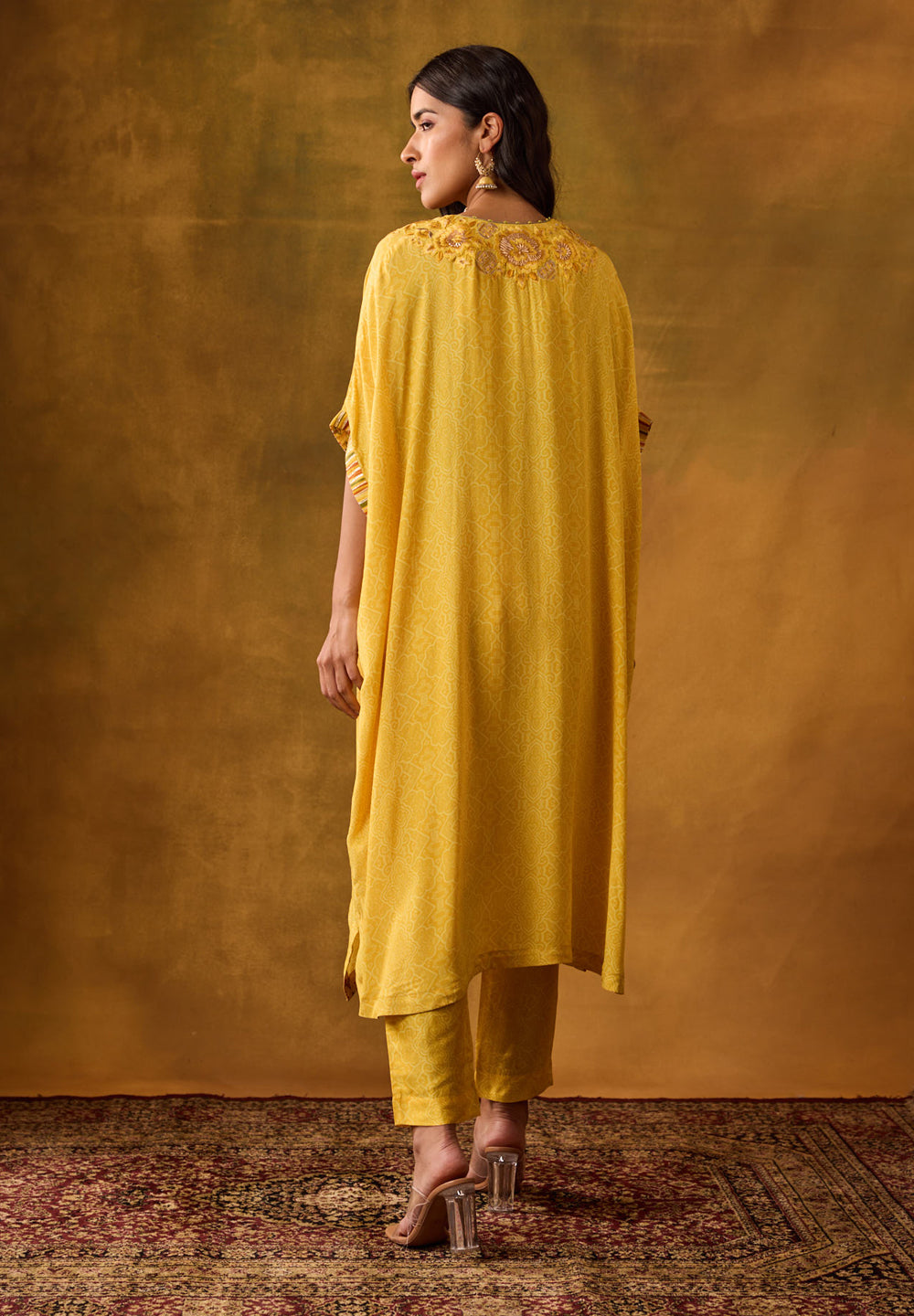 Maan Kurta Set - Yellow