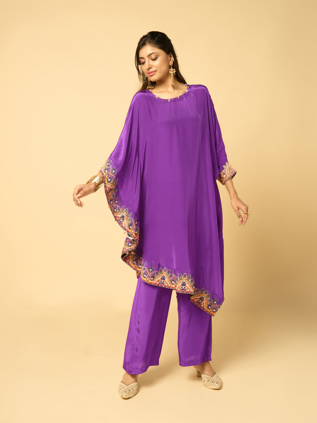 Elira Kurta Set - Purple