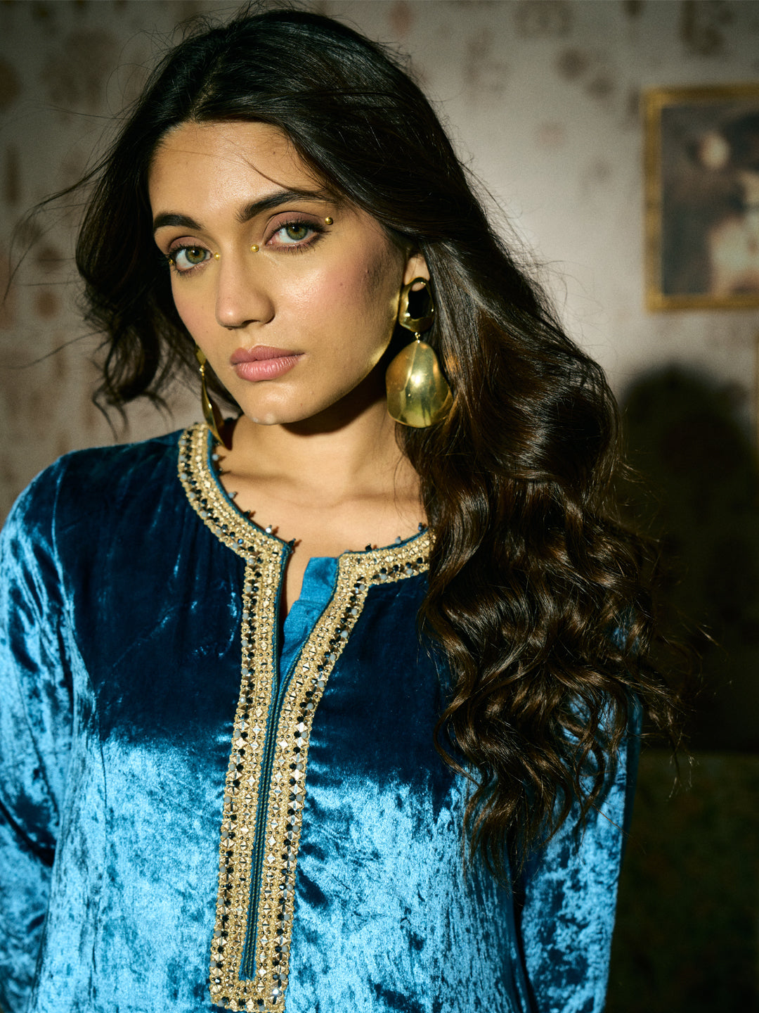 Nuksat Kurta Set - Blue