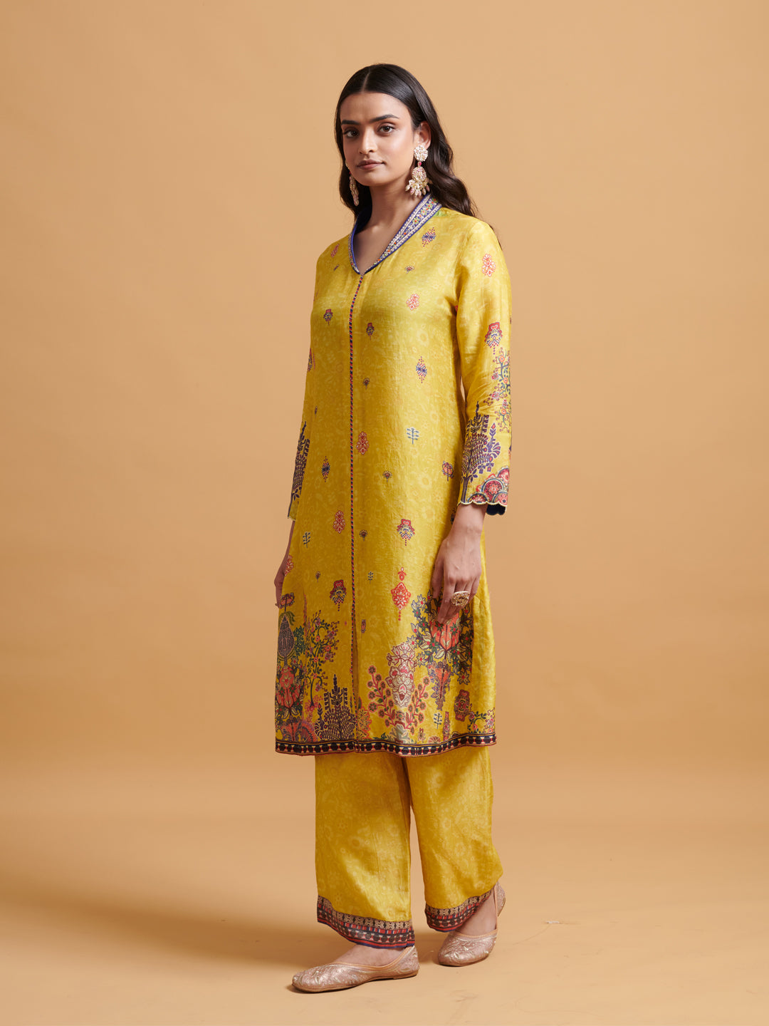 Amara Kurta Set - Yellow