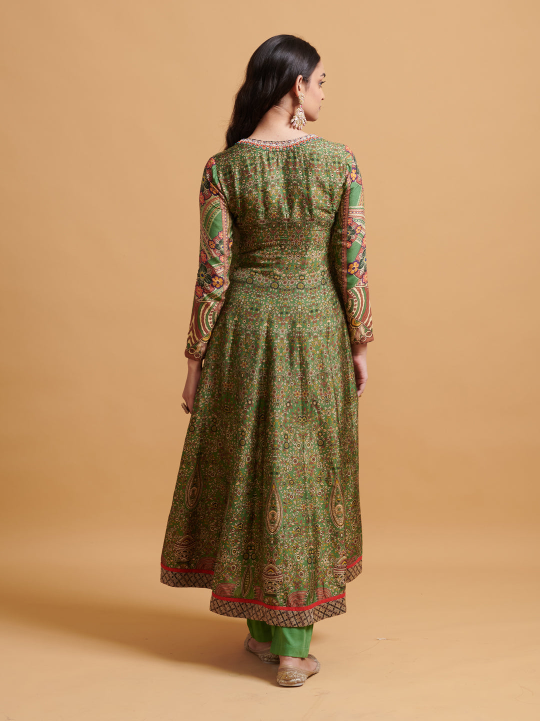 Jeevani Kurta Set with Dupatta - Green