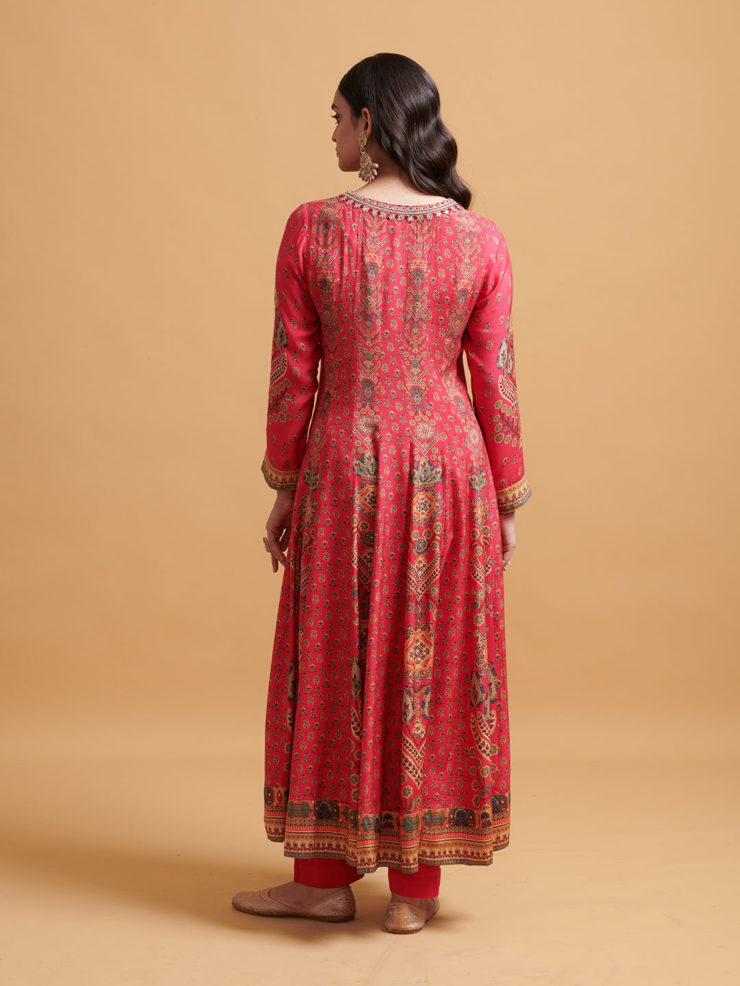 Vriksham Kurta Set with Dupatta - Pink