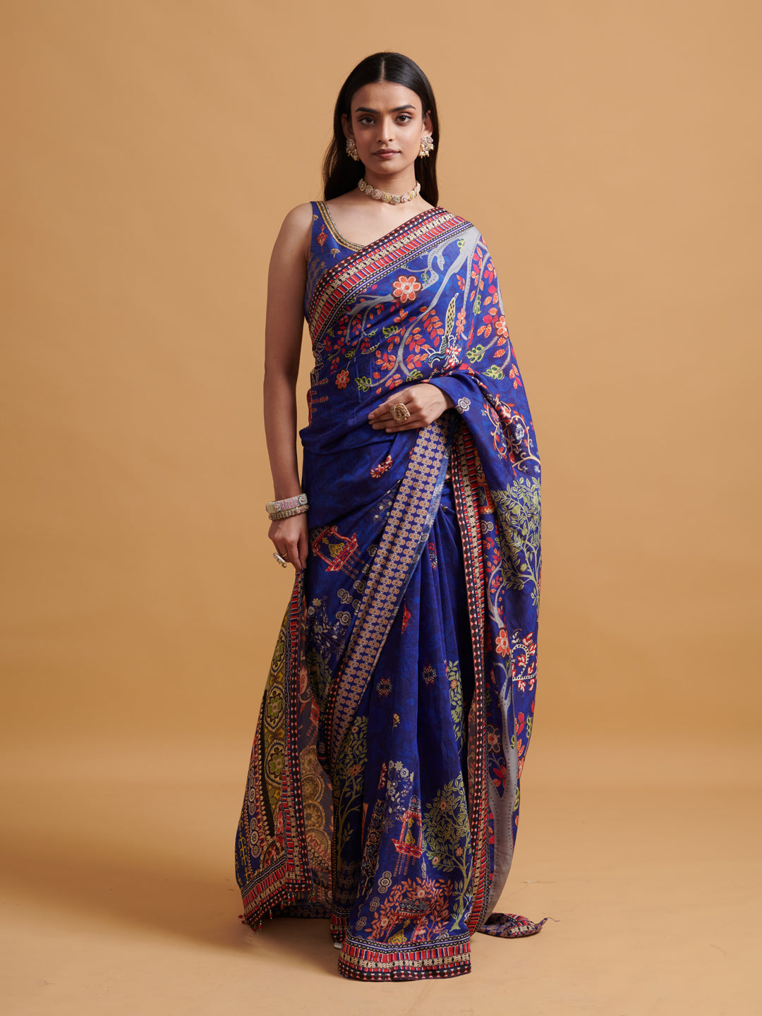 Sutradhaar Saree - Blue