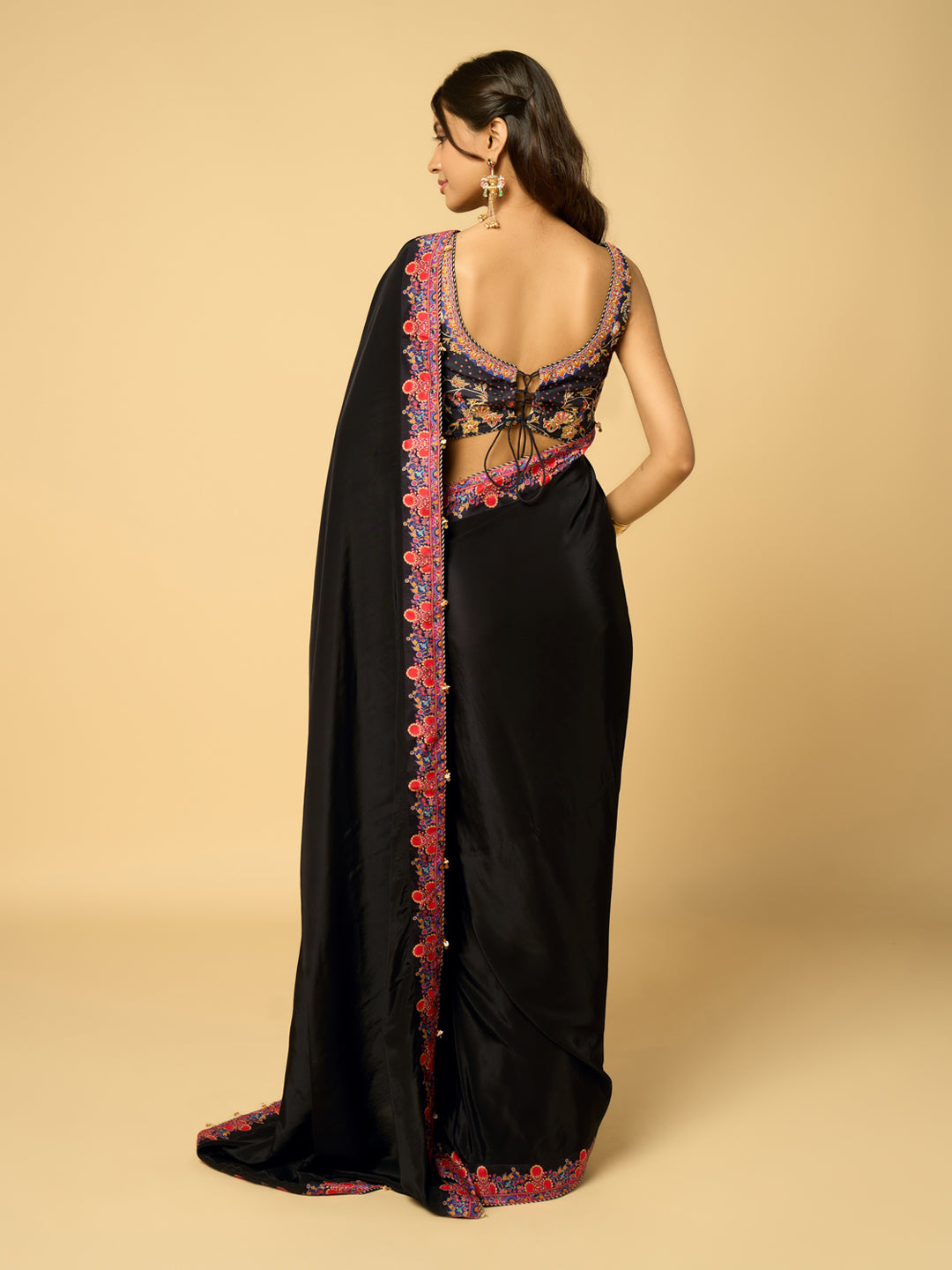 Eclipse Saree - Black