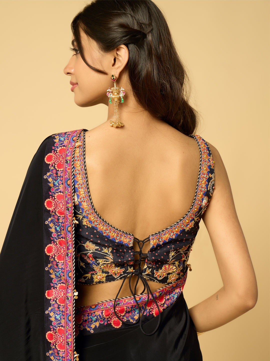 Eclipse Saree - Black