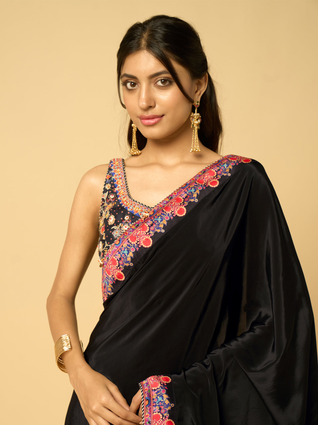 Eclipse Saree - Black