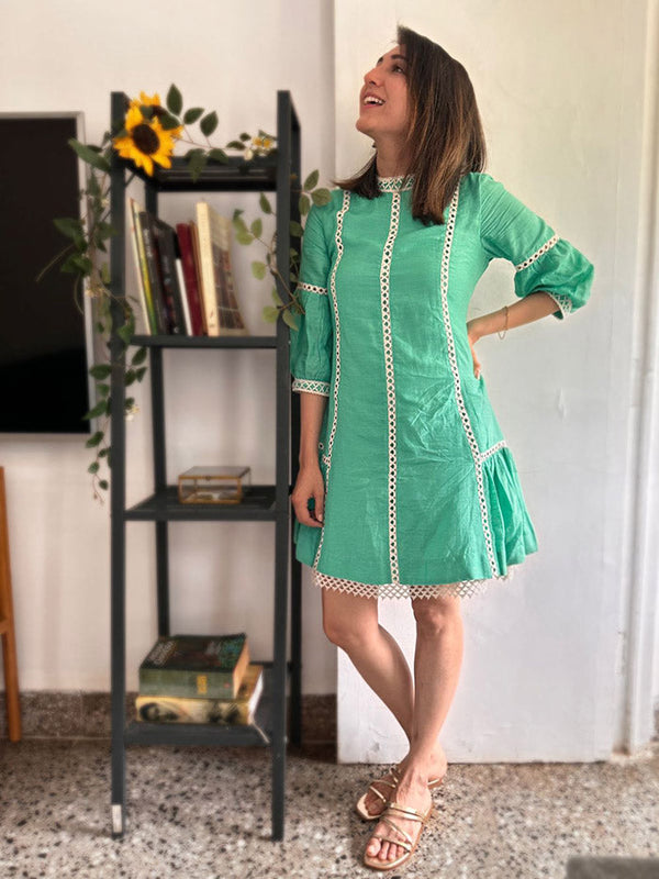 Mesh Dress - Green