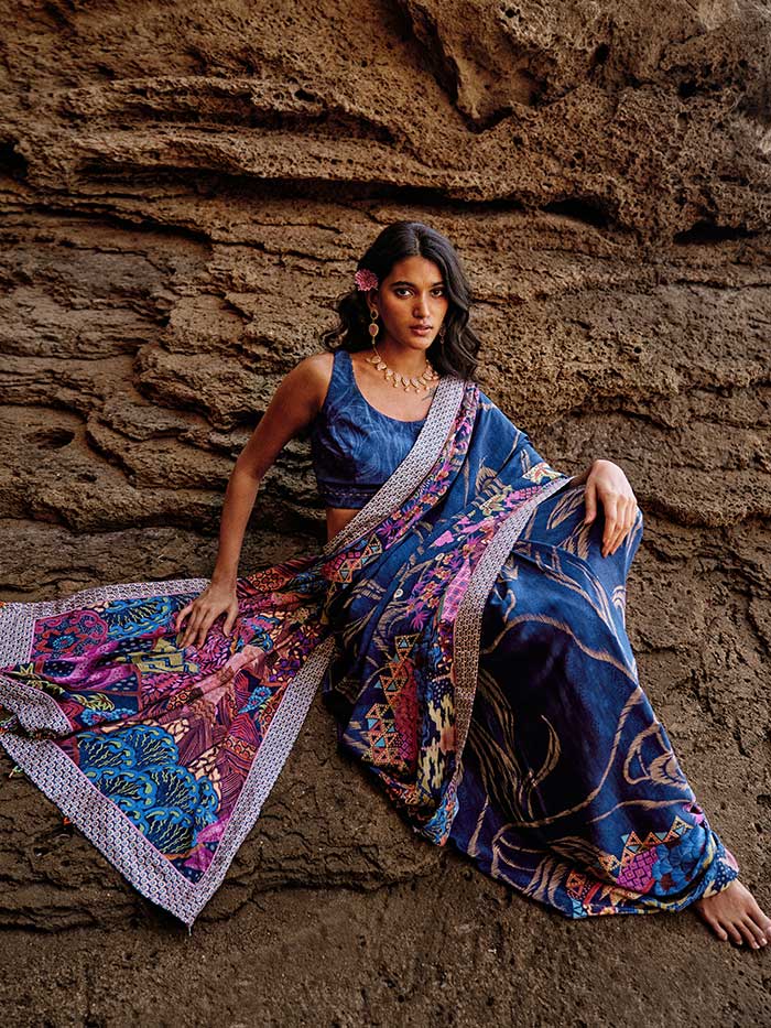 Nara Saree – Blue