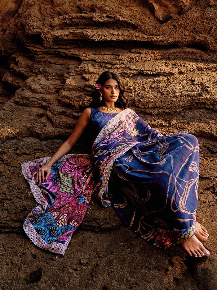 Nara Saree – Blue