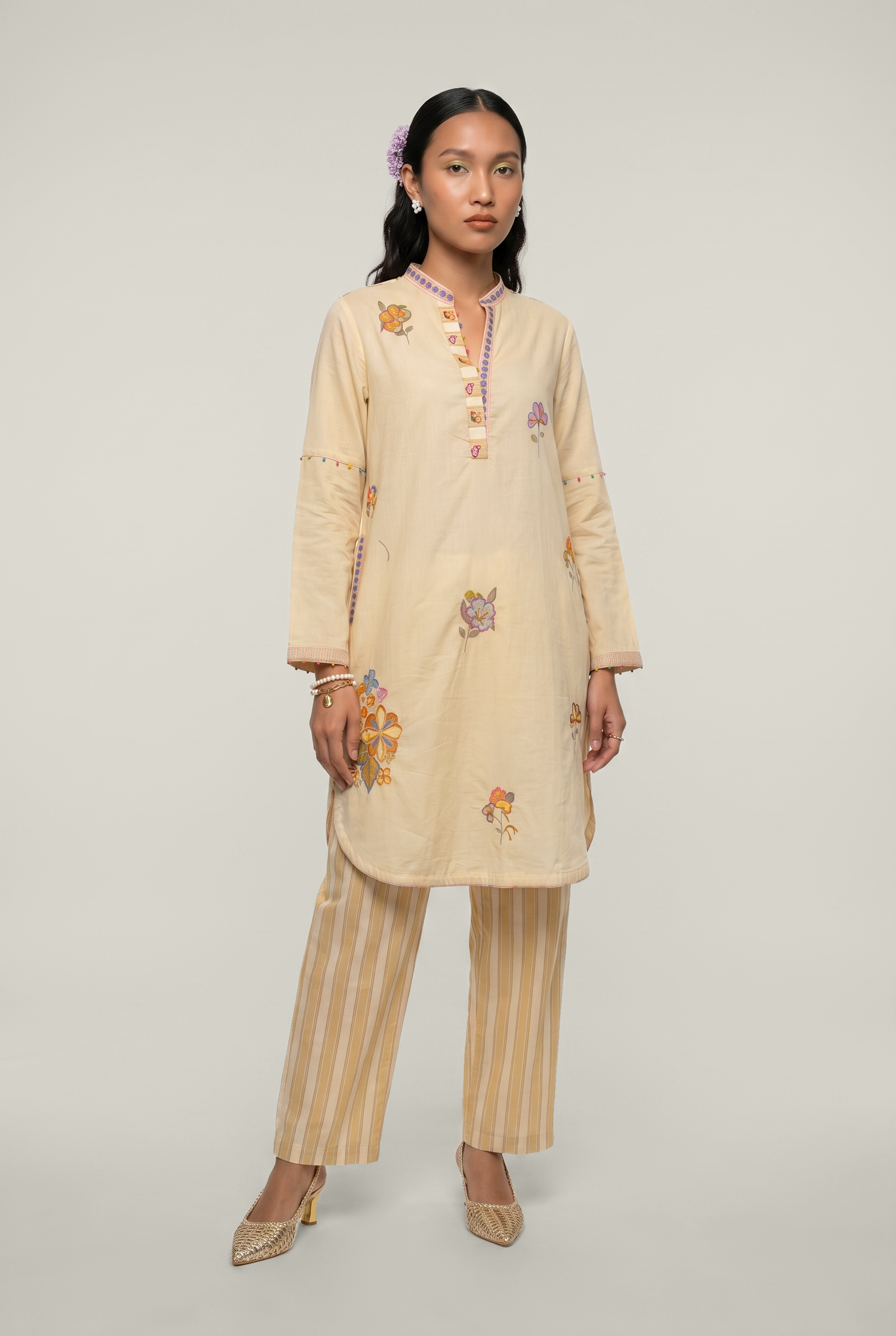 Daisy co-ord set- White
